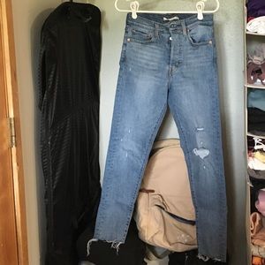 High Waisted Levi’s Skinny Jeans